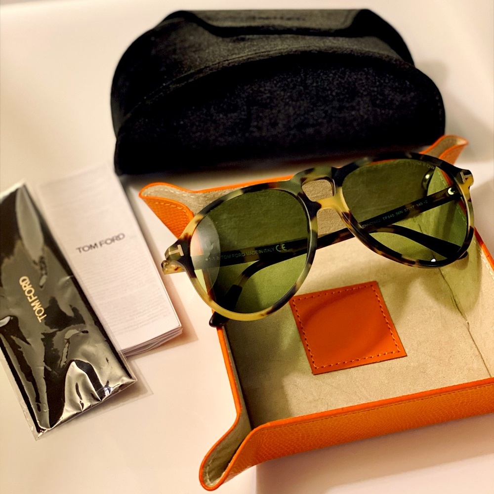 Tom Ford Men’s Lennon 57mm Sunglasses